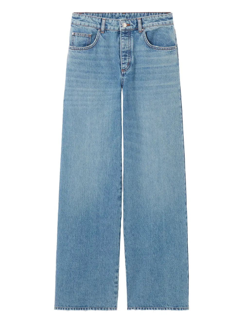 Claudie Pierlot wide-leg Washed Jeans  | Blue | FARFETCH UK | Farfetch Global