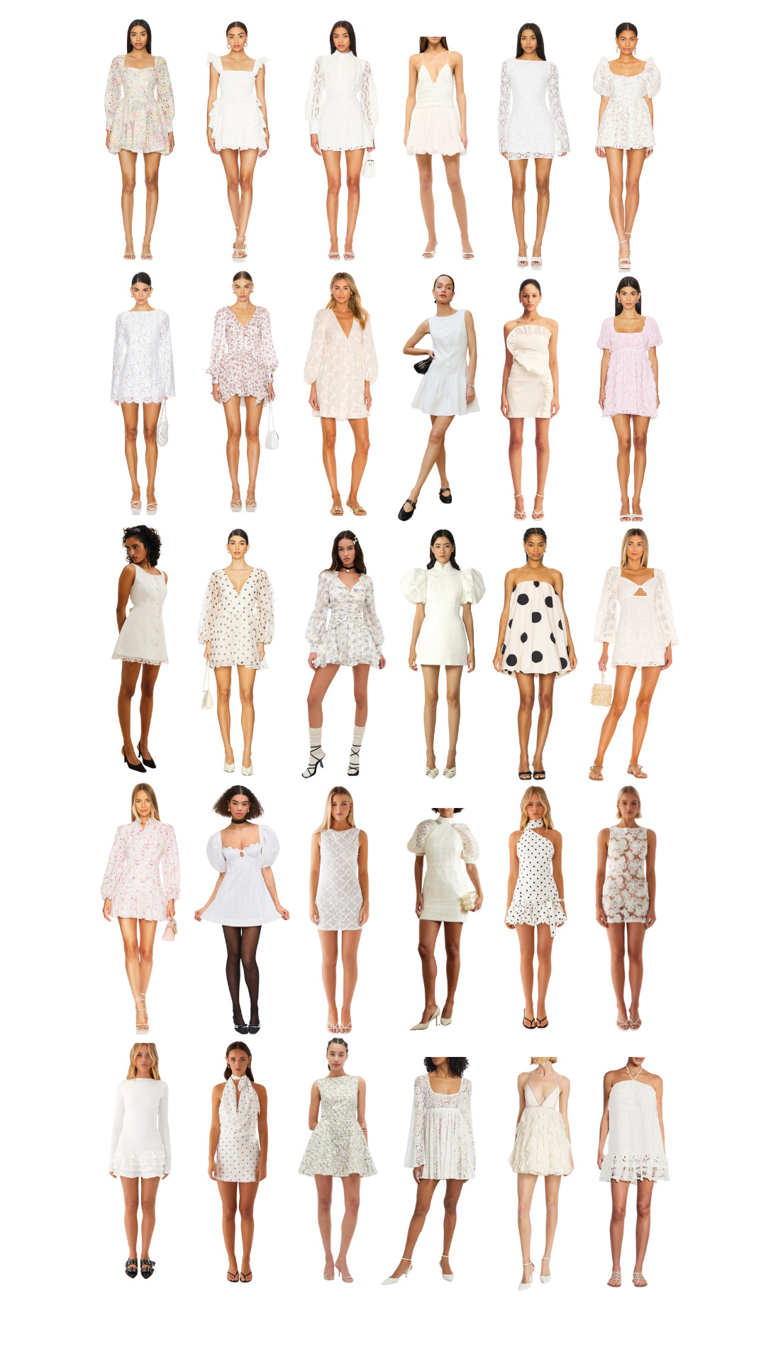 MINI DRESS INSPO!! (Mostly white) 

 #LTKGiftGuide #LTKStyleTip #LTKBeauty