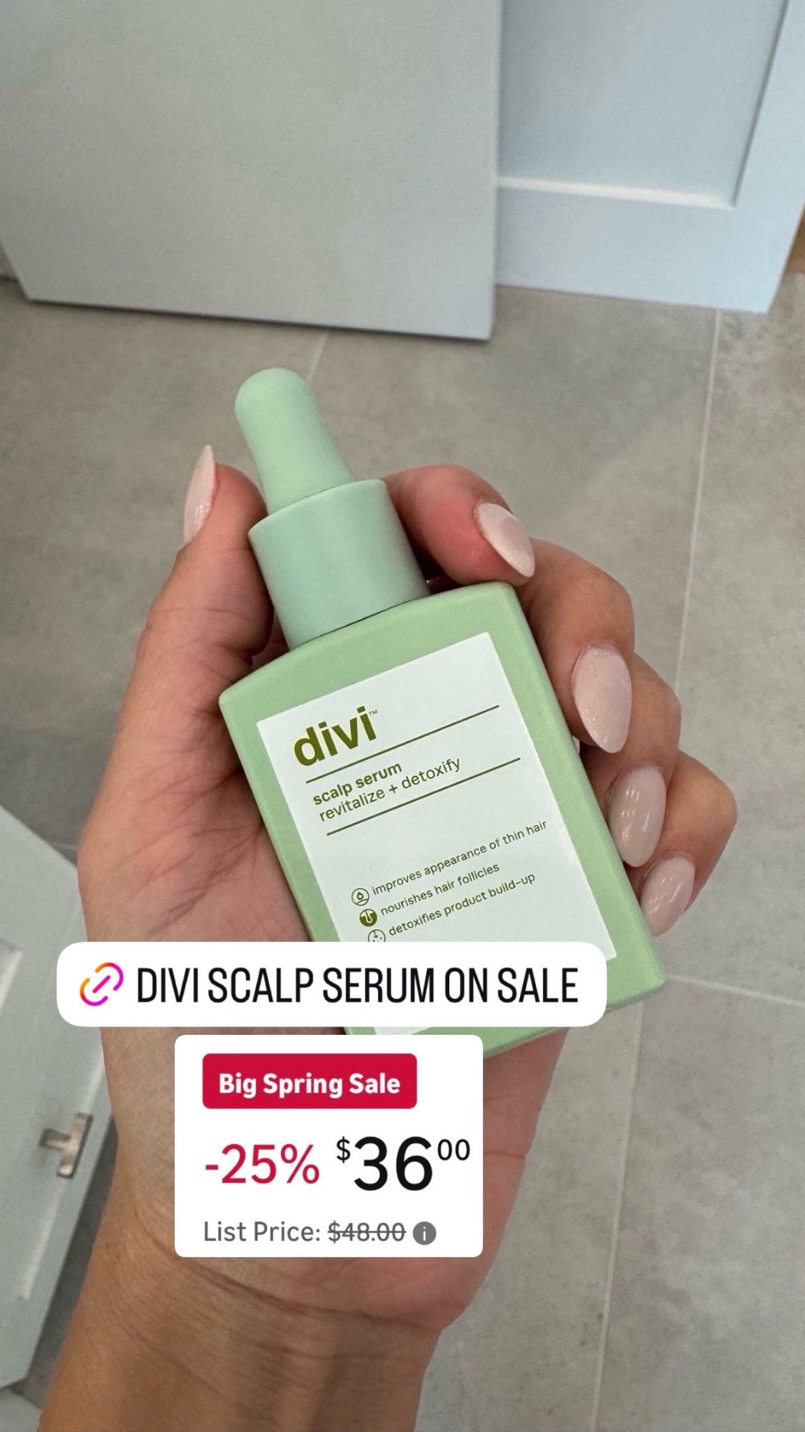 Divi scalp serum on sale!! 

#LTKSaleAlert #LTKOver40 #LTKBeauty