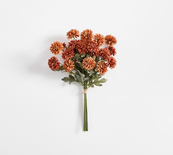 Faux Kiku Flower Bundle | Pottery Barn (US)