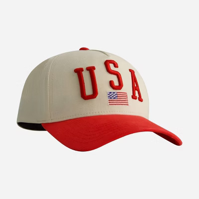Concept One USA Baseball Hat - Red/Cream | Target