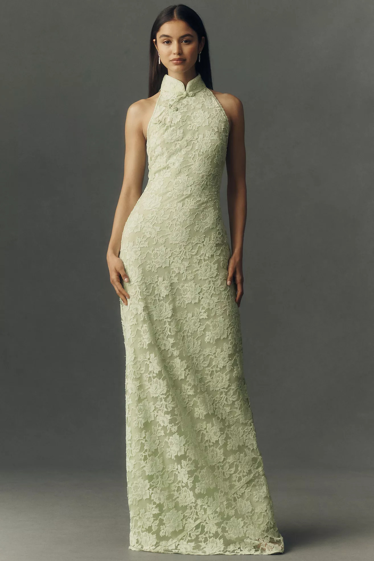 SAU LEE Gillian Lace Maxi Dress | Anthropologie (US)