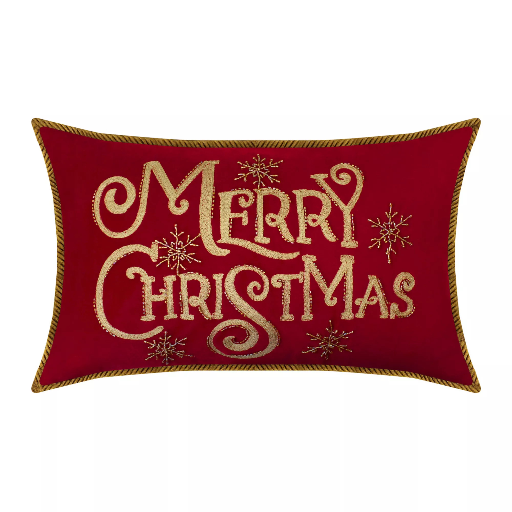 St. Nicholas Square® Merry Christmas Decorative Pillow | Kohl's