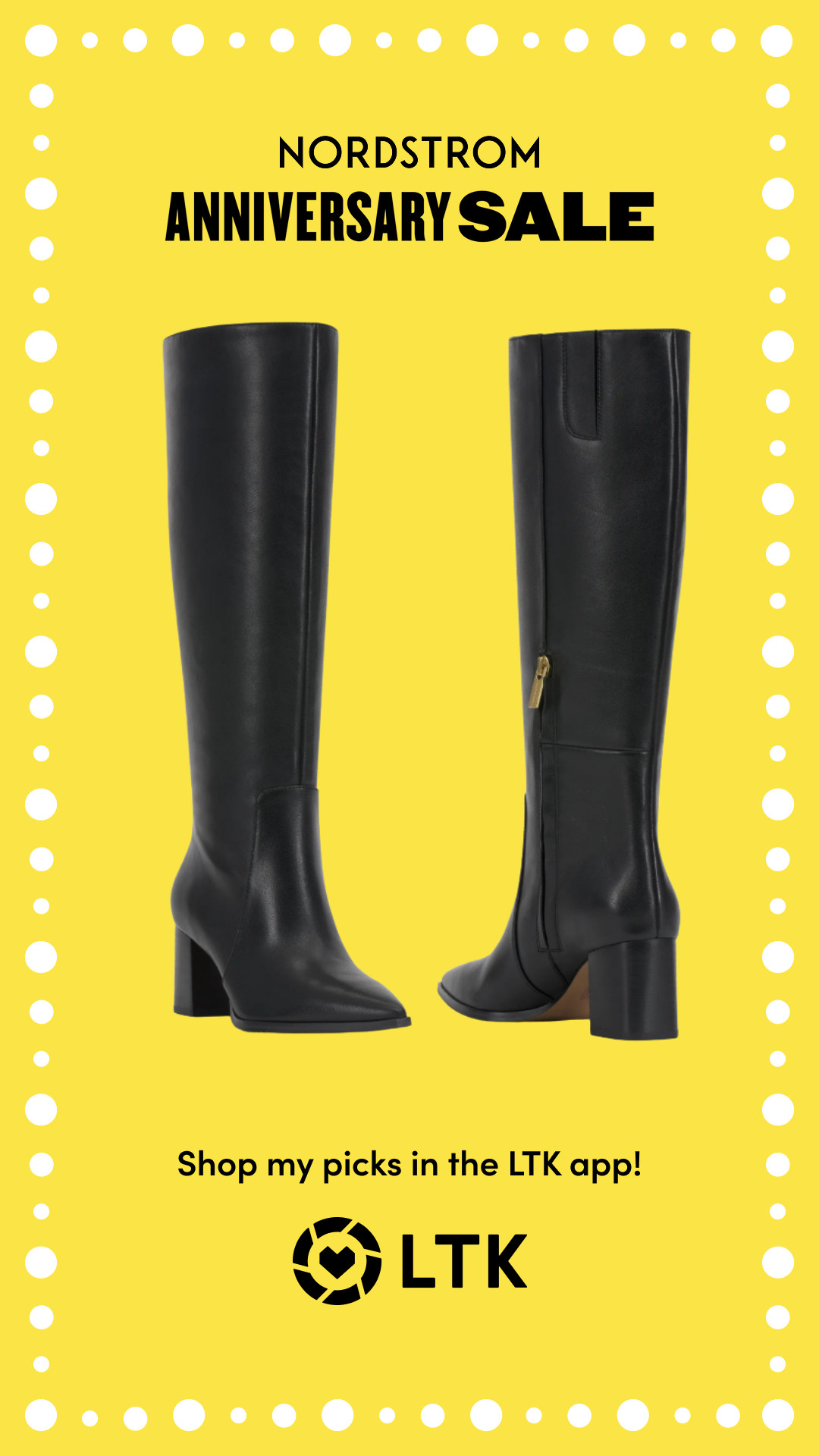 Nordstrom Sale! Vince Camuto Lumina Pointed Toe Boot

A clean-lined silhouette with minimal detailing brings wardrobe-spanning versatility to this leather knee-high boot framed with a pointy toe and block heel.

2 1/2" heel

15 1/4" shaft; 14 1/2" calf circumference

Inset side-zip closure

Leather upper/synthetic lining/rubber sole
 

 #LTKU #LTKSaleAlert #LTKShoeCrush