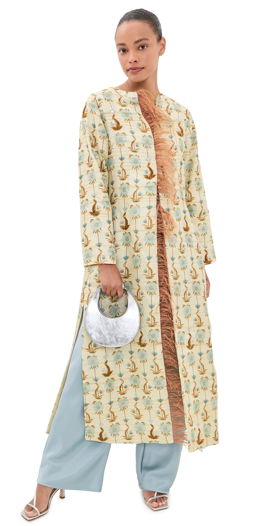 Chan Luu Vienna Feather Jacket Chrysanthemum 1 | Shopbop