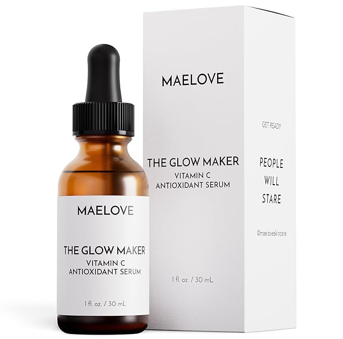 MAELOVE Glow Maker Vitamin C Serum with Vitamin E, Ferulic Acid & Hyaluronic Acid, Award-Winning ... | Amazon (US)