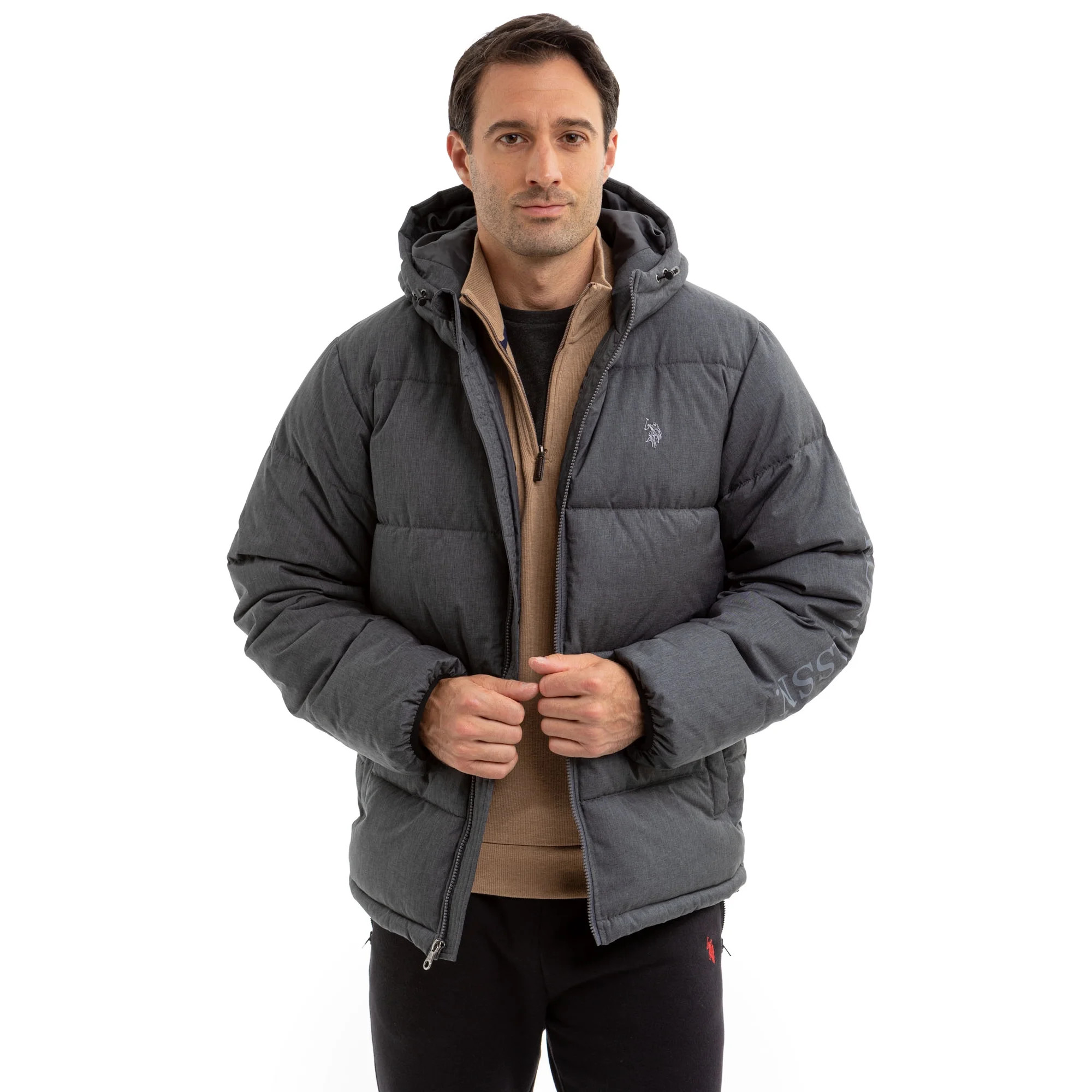 U.S. Polo Assn. Men's & Big Men's Puffer Jacket, Sizes S-3XL | Walmart (US)
