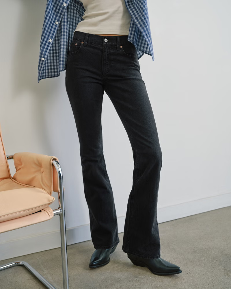Mid Rise Bootcut Jean | Abercrombie & Fitch (US)