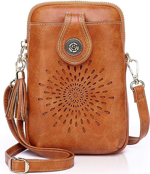APHISON Mini Cell Phone Purse, Leather Small Crossbody Bags for Women, Lightweight Cute Purses | Amazon (US)
