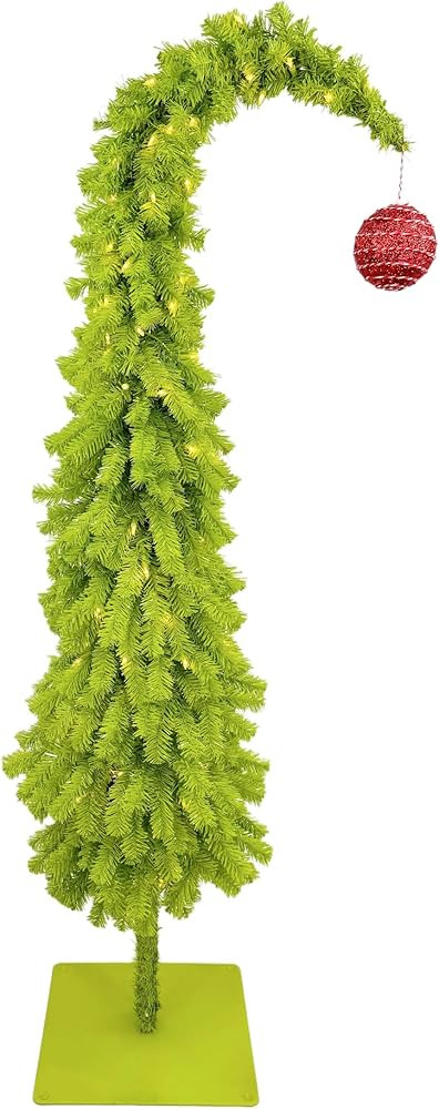 Fantastical Artificial Pre-lit Tree 5ft, Lime | Amazon (US)