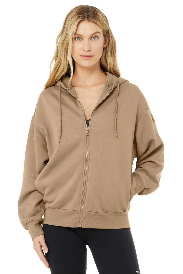 Hype Full Zip Hoodie | Alo Yoga (US)