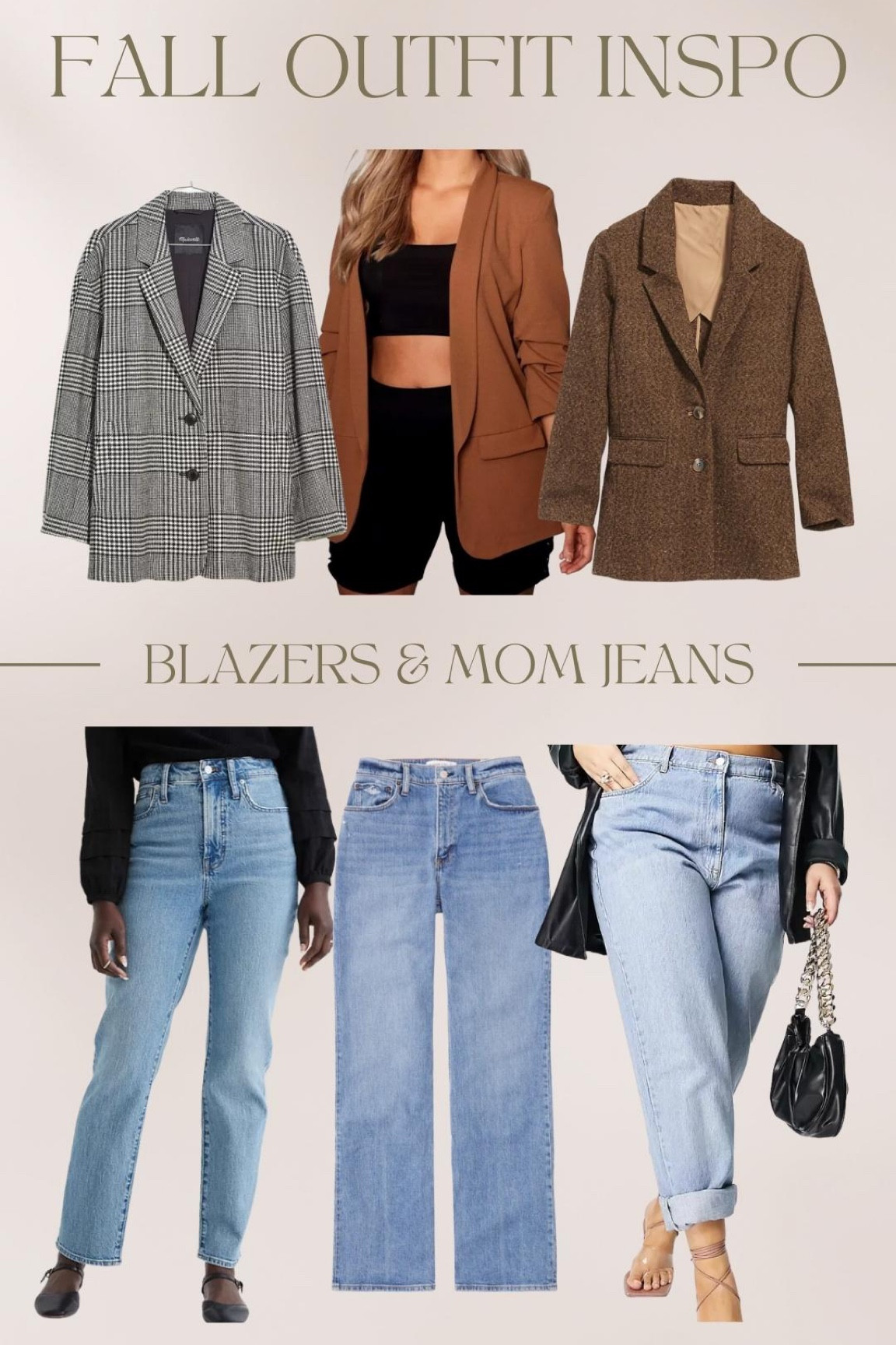 fall fashion | blazers | mom jeans 

#LTKstyletip #LTKcurves #LTKSeasonal
