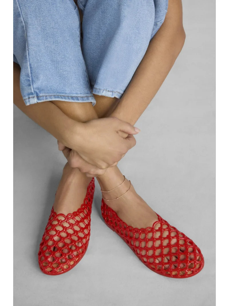 No Boundaries Caged Jelly Sandals, Women's | Walmart (US)