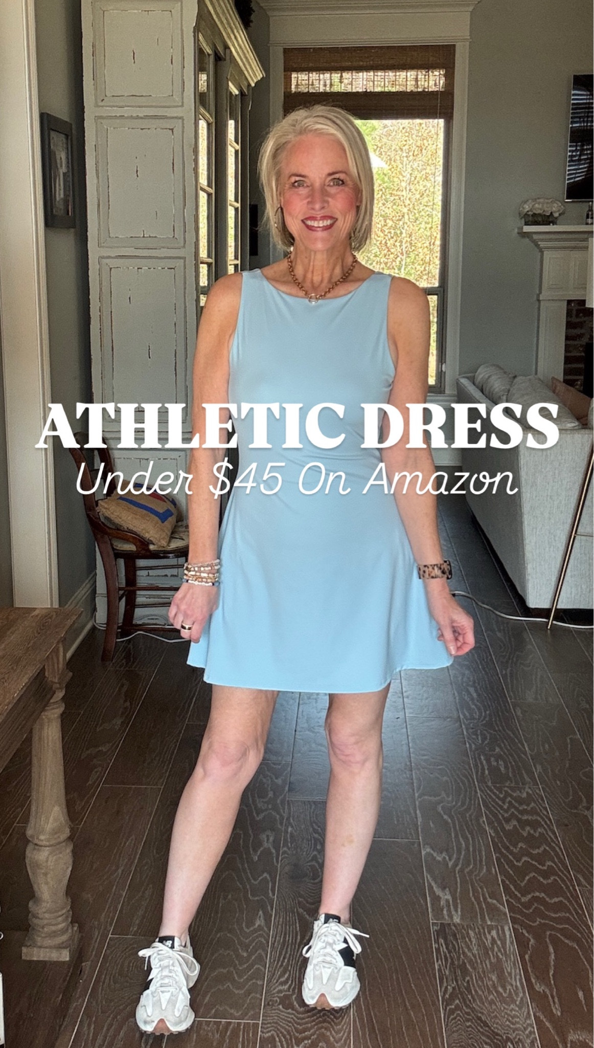 The perfect sporty-chic dress that goes beyond the court! This under-$45 Amazon find is stylish, comfortable, and so versatile.

✨ Why You’ll Love It:
✔️ Soft, breathable, and stretchy for all-day comfort
✔️ Built-in shorts with pockets for worry-free coverage
✔️ Chic boat neckline & flattering A-line skirt for a stylish, modest fit
✔️ Perfect for tennis, pickleball, Disney, errands, cruises, and more

Comes in 6 colors, sizes S-XL—a must-have for active days and beyond. Would you wear it? Let me know! ⬇️ 

#MidlifeStyle 
#FashionOver50 
#amazonfinds
#outfitinspiration 
#affordablefashion 
#outfitinspo
#laurenoggsgee
#over50style 
#lookalike
#shopltk
#ltkover50
#ltkover40
#lookforless
#getyourcolonoscopy


#LTKFindsUnder50 #LTKOver40 #LTKWatchNow