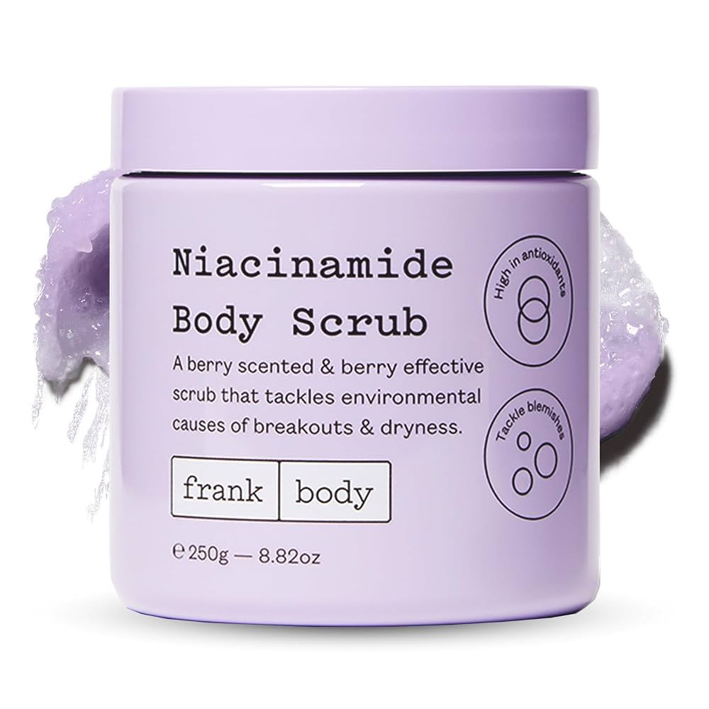 frank body Niacinamide Body Scrub | Gentle Exfoliating Body Scrub with Berry Extracts & Green Tea... | Amazon (US)