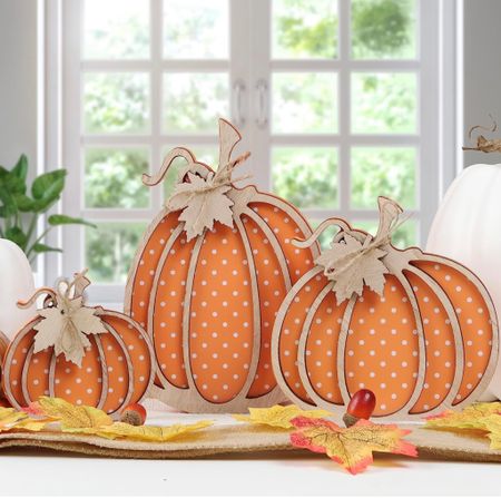 
Fall Decor-Wooden Autumn Pumpkin Fall Decorations for Home Shelf Mantel Table Decor Pumpkins of Three Sizes Fall Season


#LTKhome #LTKSeasonal #LTKunder50