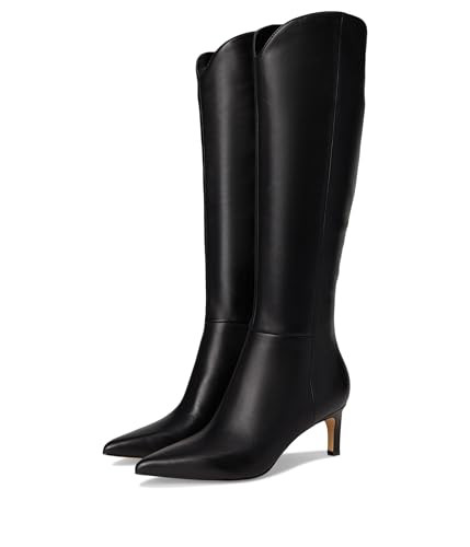Marc Fisher LTD Women's Quinnie Boot, Black Leather 001, 8.5 | Amazon (US)