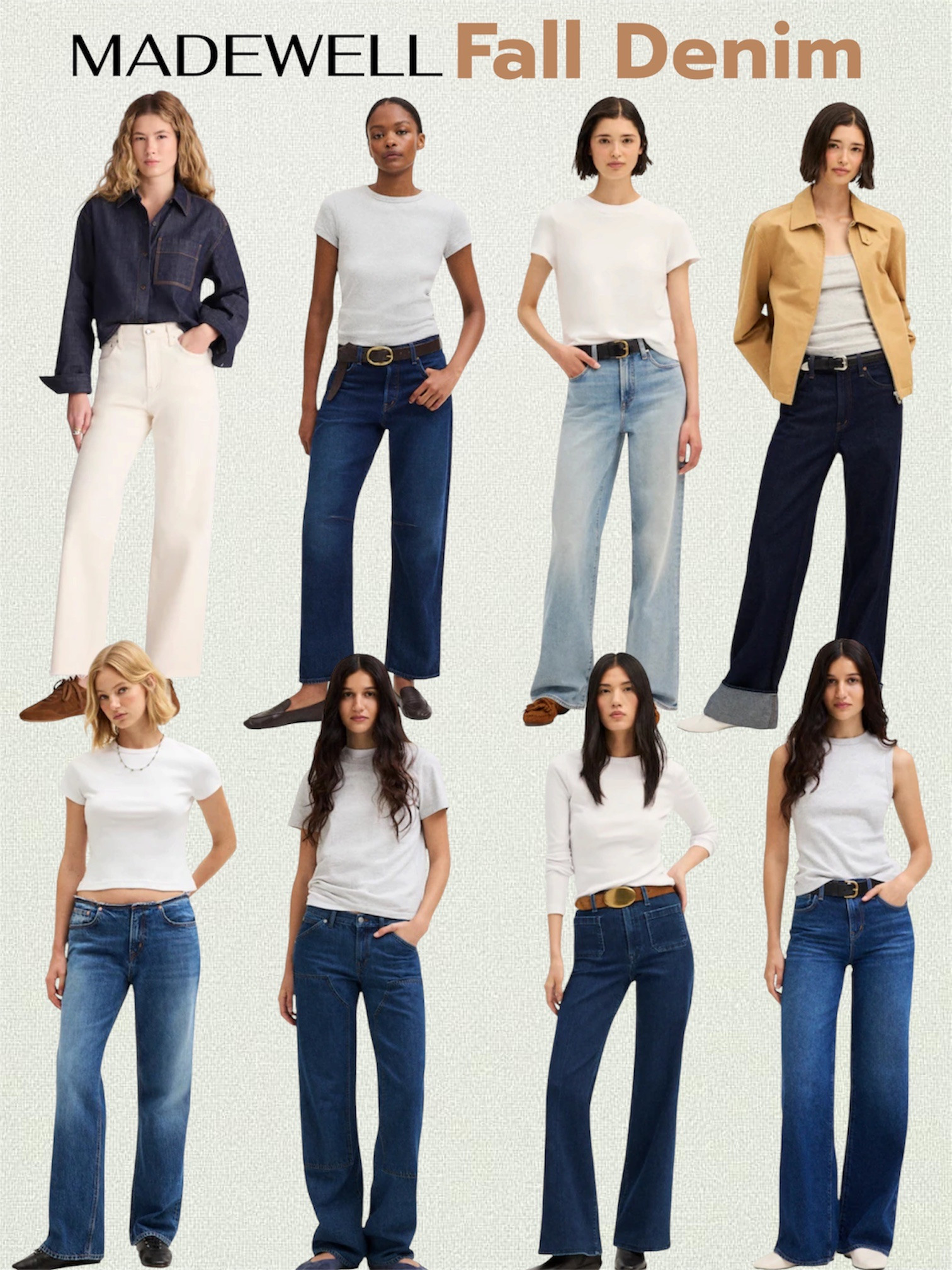 New Madewell denim arrivals for fall.
Get 20% off sitewide Aug 14-17, only on the LTK App.


Madewell denim, Madewell fall arrivals, madewell fall fashion

#LTKootd #LTKxMadewell #LTKSeasonal #LTKSaleAlert