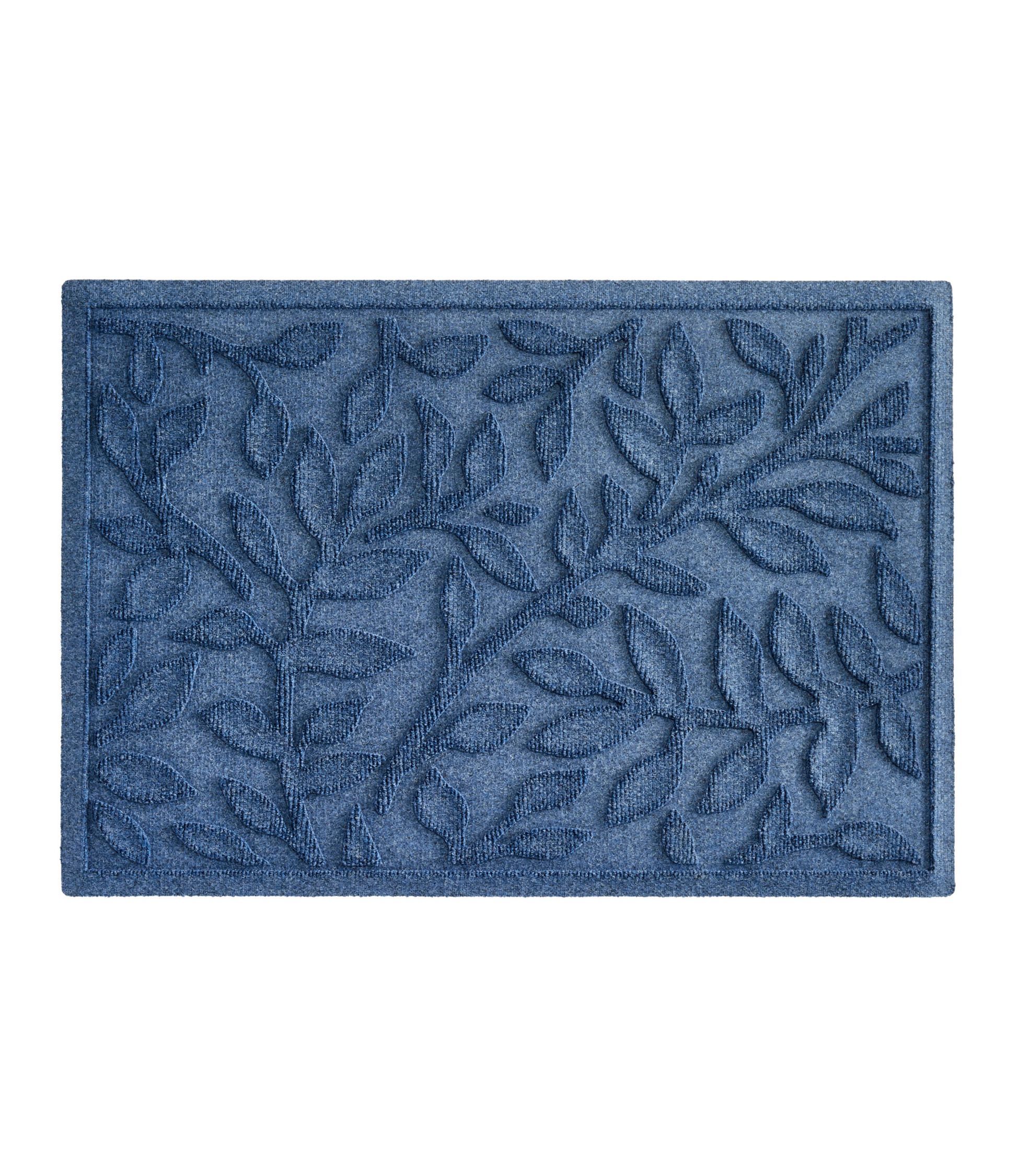 Heavyweight Recycled Waterhog Doormat, Woodland Leaf | L.L. Bean