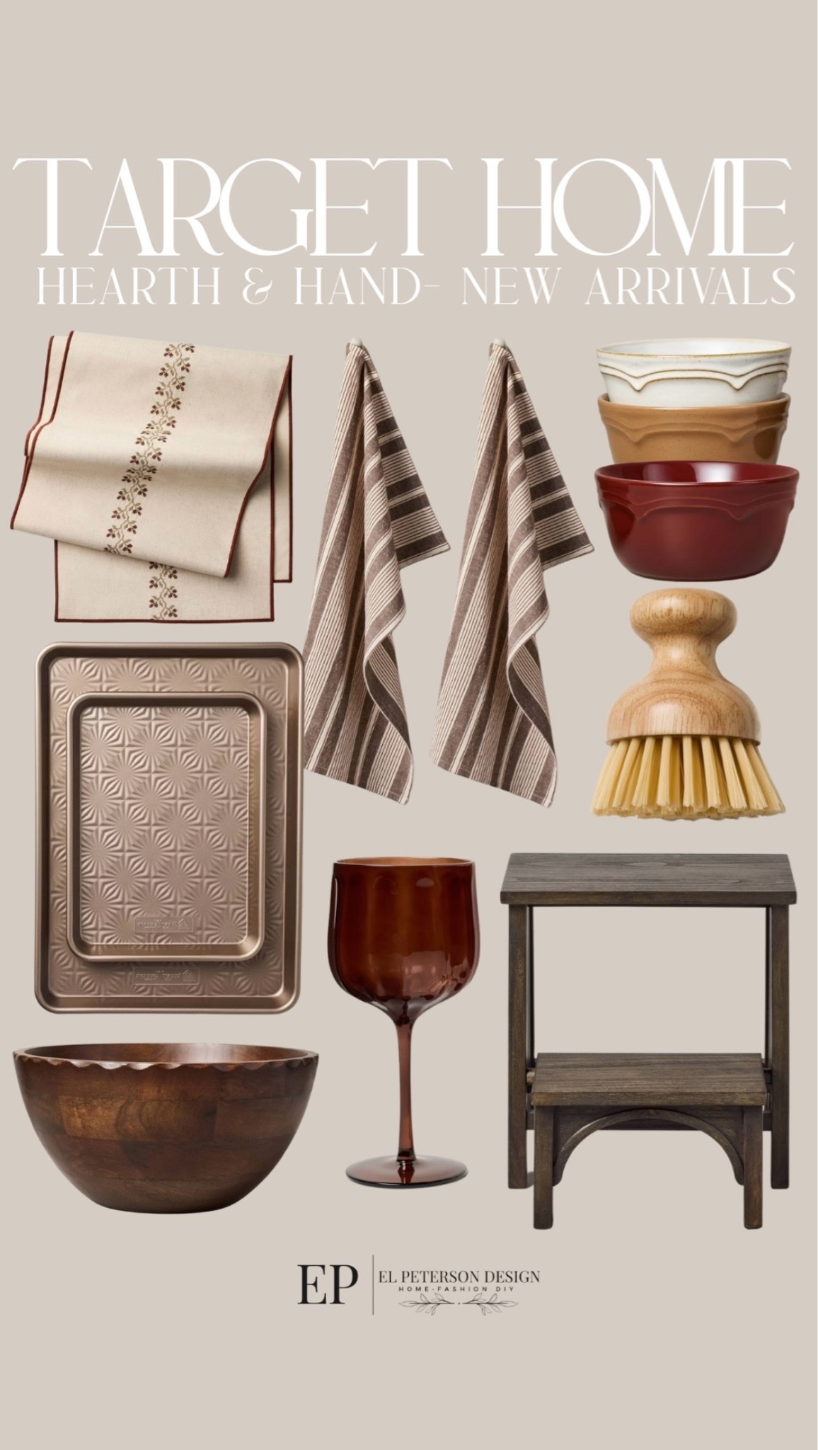 Target
New arrivals
Kitchen towels
Cookie tray
Bowl 
Wine glass
Still
Table runner
Small bowl

#LTKHome