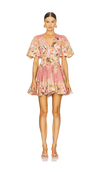 Short Dress in Peach Floral | Revolve Clothing (Global)