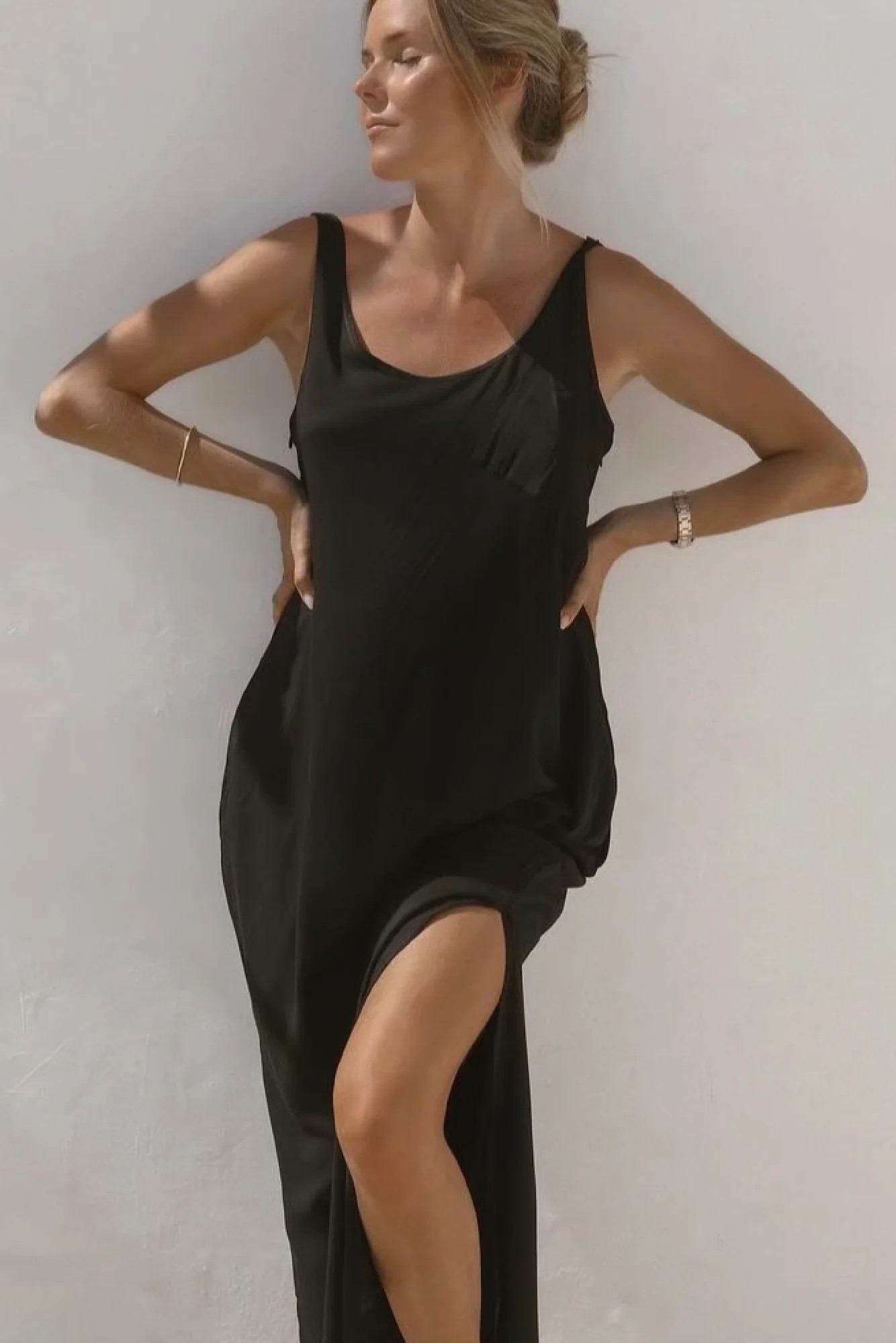 Seville Dress (Black) - FINAL SALE | Legoe Heritage Maternity APAC