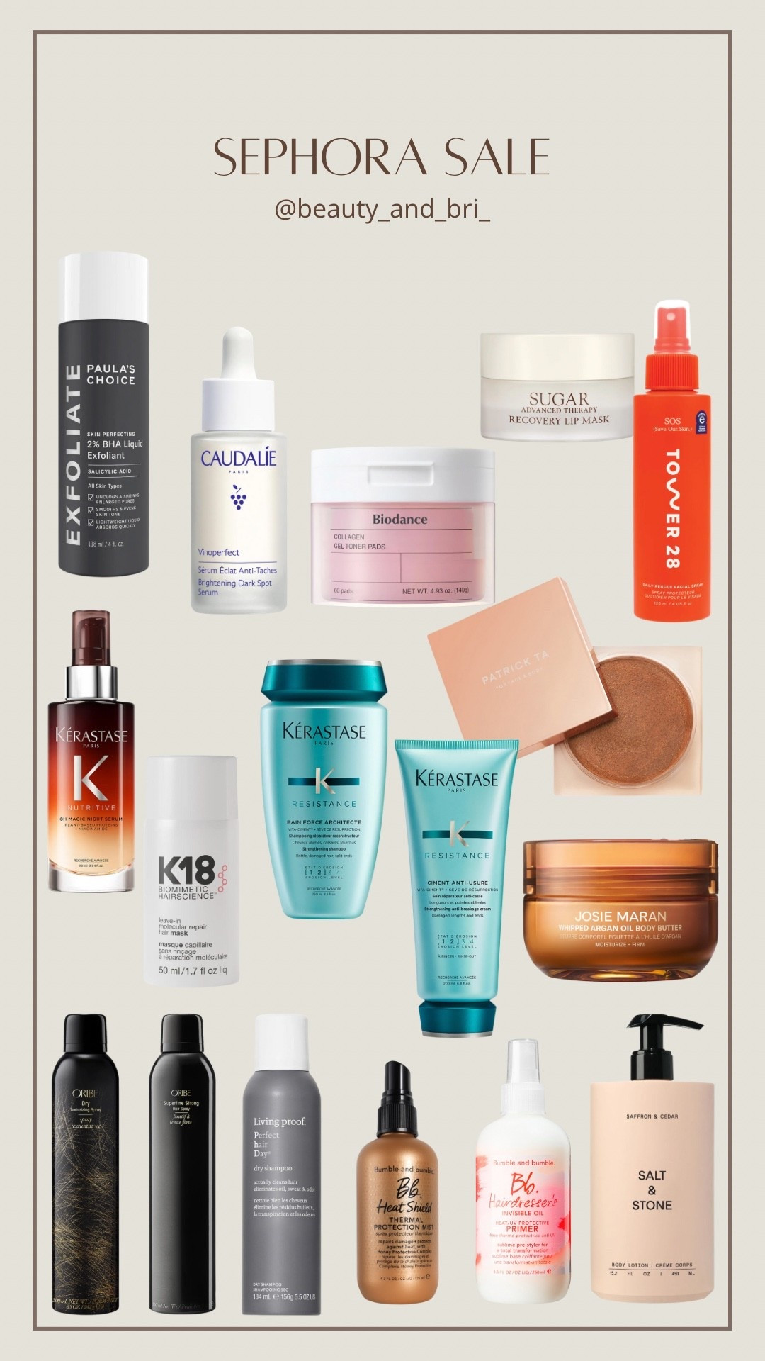 Sephora sale code: EVERYTHING 

makeup, beauty, skincare, haircare, body care 

#LTKSaleAlert #LTKBeauty #LTKGiftGuide