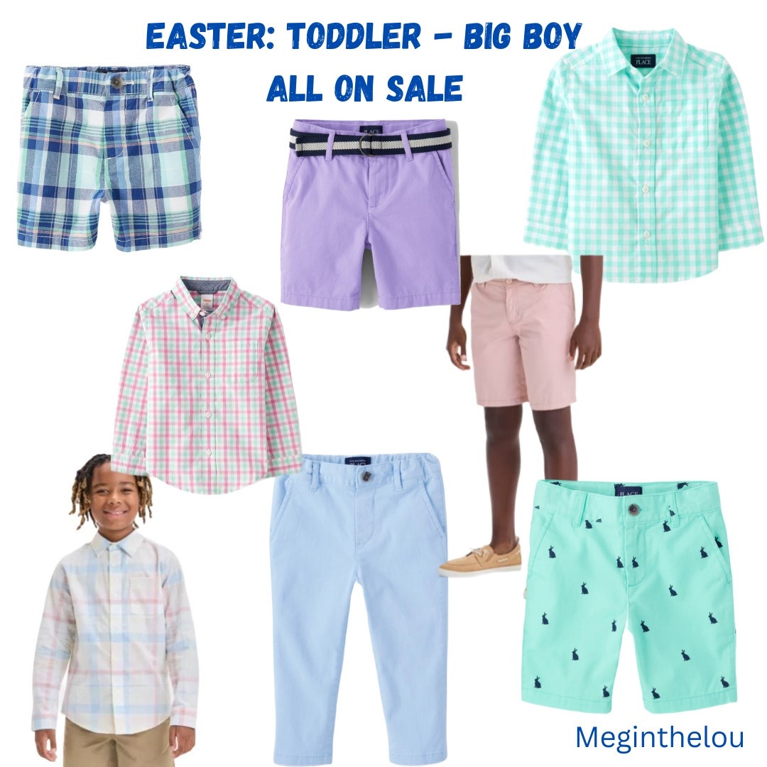 Spring Fashion - $8 and up Easter outfits for toddlers and boys; most come in other prints and colors 


#LTKKids #easter #toddlerboy #toddlereaster #boy #easterboy #boyeaster #LTKSeasonal #under10 #budgetfriendly #salefinds #under20 #easteroutfit 

#LTKFindsUnder50 #LTKStyleTip #LTKSaleAlert