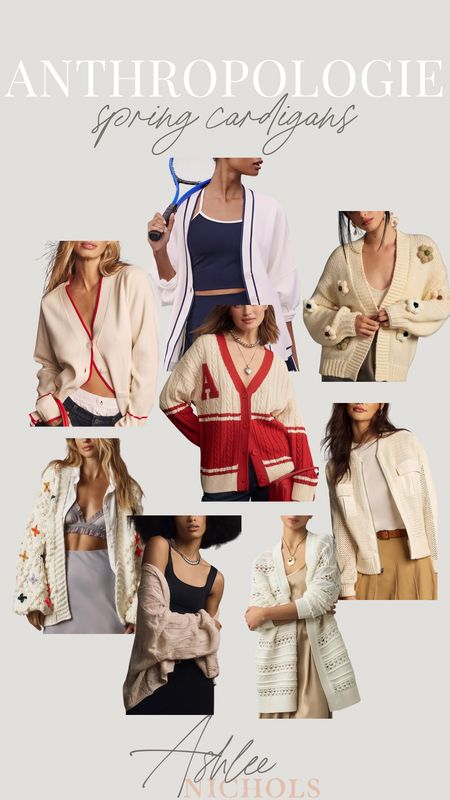Spring cardigans from Anthropologie! These give me such an old-school varsity vibe! 

Anthropologie new arrivals, spring cardigan, varsity aesthetic, cute cardigans, what to buy at Anthropologie 

#LTKSeasonal #LTKstyletip
