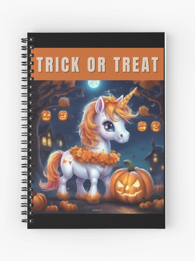Halloween Unicorn - Trick or Treat Journal | Redbubble (US)