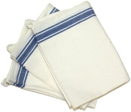 Aunt Martha's 18-Inch by 28-Inch Package of 3 Vintage Dish Towels, Blue Striped (PKSTB) | Amazon (US)