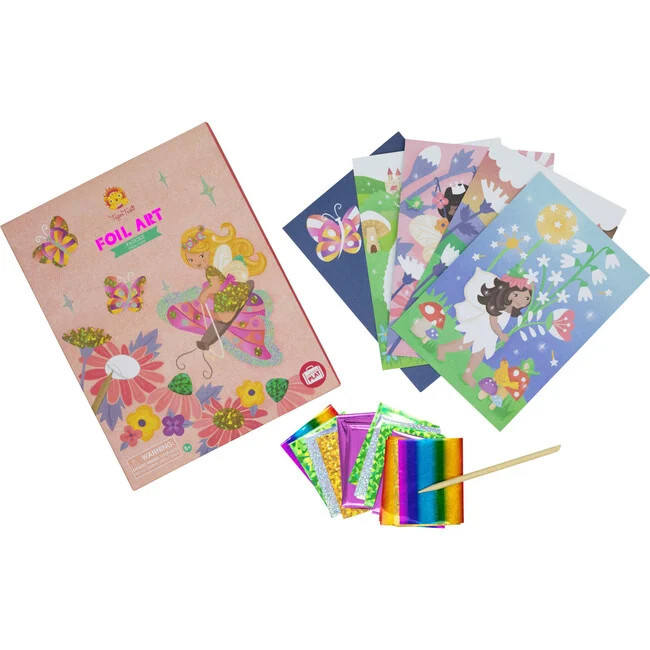 Foil Art - Fairy - Activity Set - Kids Toys | Tiger Tribe from Maisonette | Maisonette