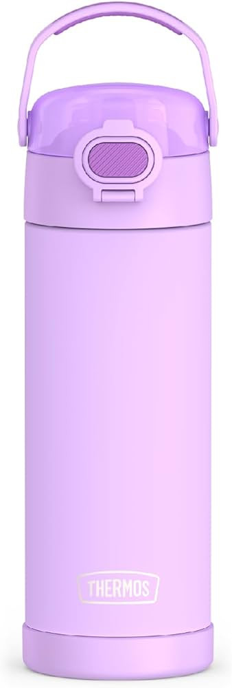 THERMOS FUNTAINER 16 Ounce Stainless Steel Vacuum Insulated Bottle with Wide Spout Lid, Neon Purp... | Amazon (US)