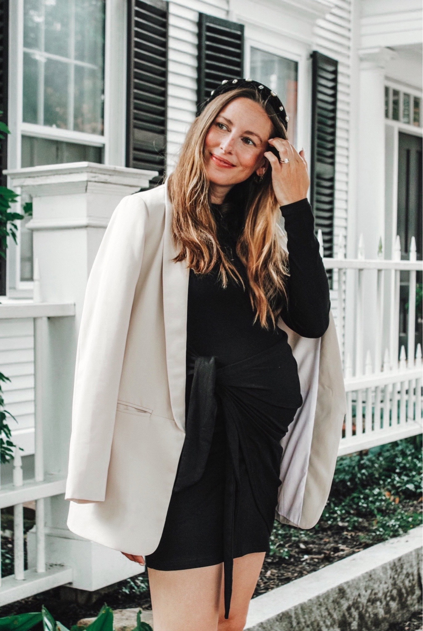 LBD, date night, wrap dress, fall dress, bump friendly outfit, maternity, fall blazer, comes in lots of colors

#LTKSeasonal #LTKbump #LTKfindsunder100