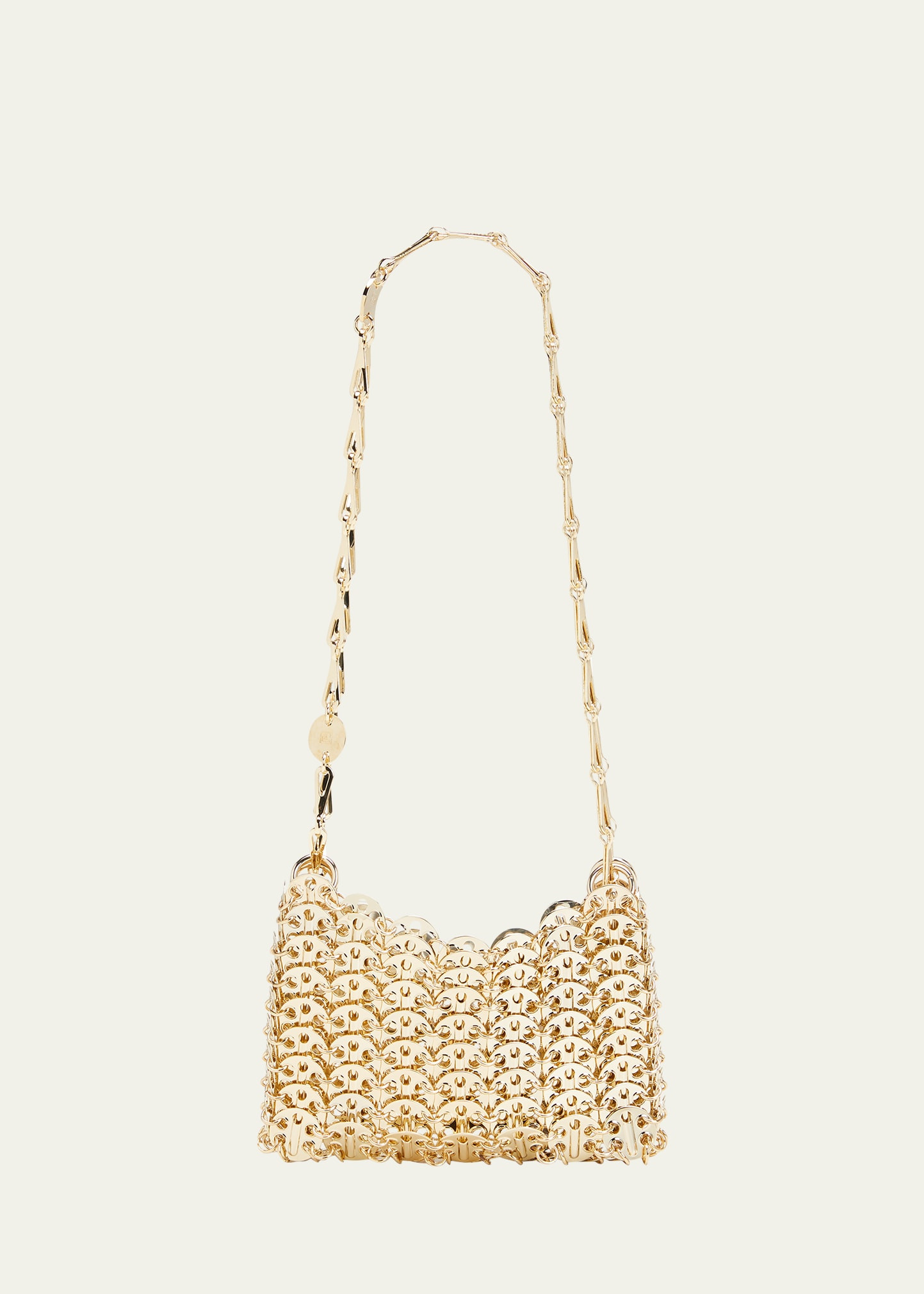Iconic Mini Brass Link Chain Shoulder Bag | Bergdorf Goodman