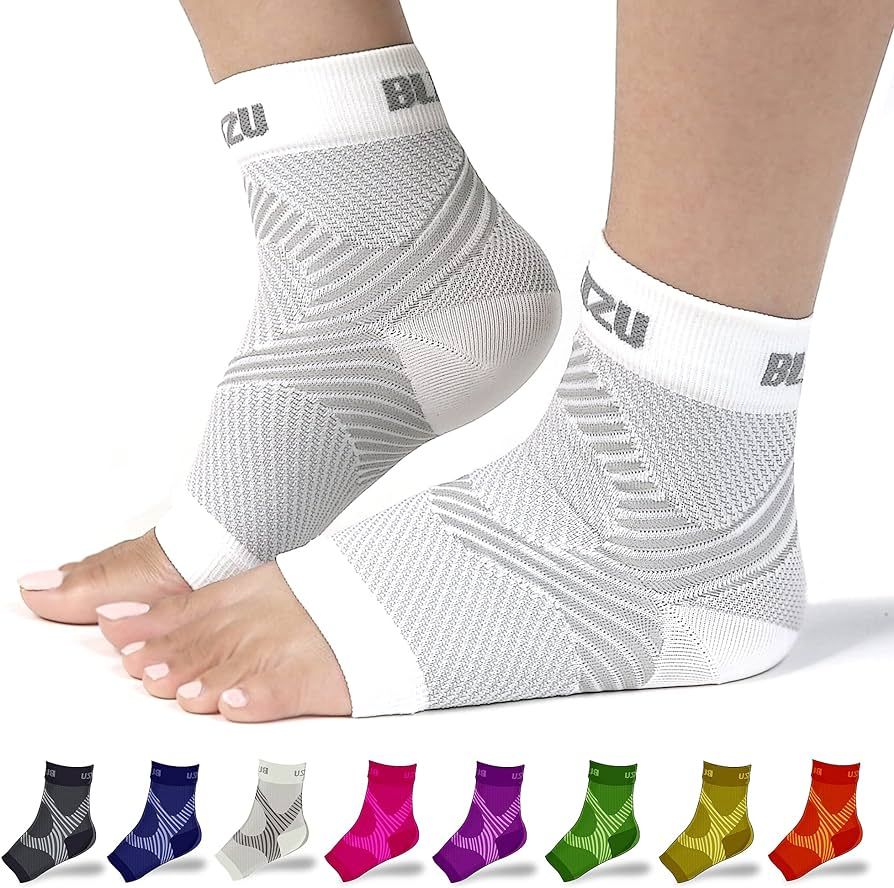 Plantar Fasciitis Sleeve Foot Braces for Foot Pain Arch Support Socks for Women Compression Socks... | Amazon (US)