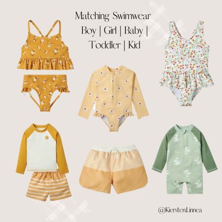 Swimwear for little kid, toddler & baby | baby swimwear | matching kid swimwear | swimsuits | vacation style | affordable styles for kids | affordable swimwear 

#LTKfamily #LTKswim #LTKFind