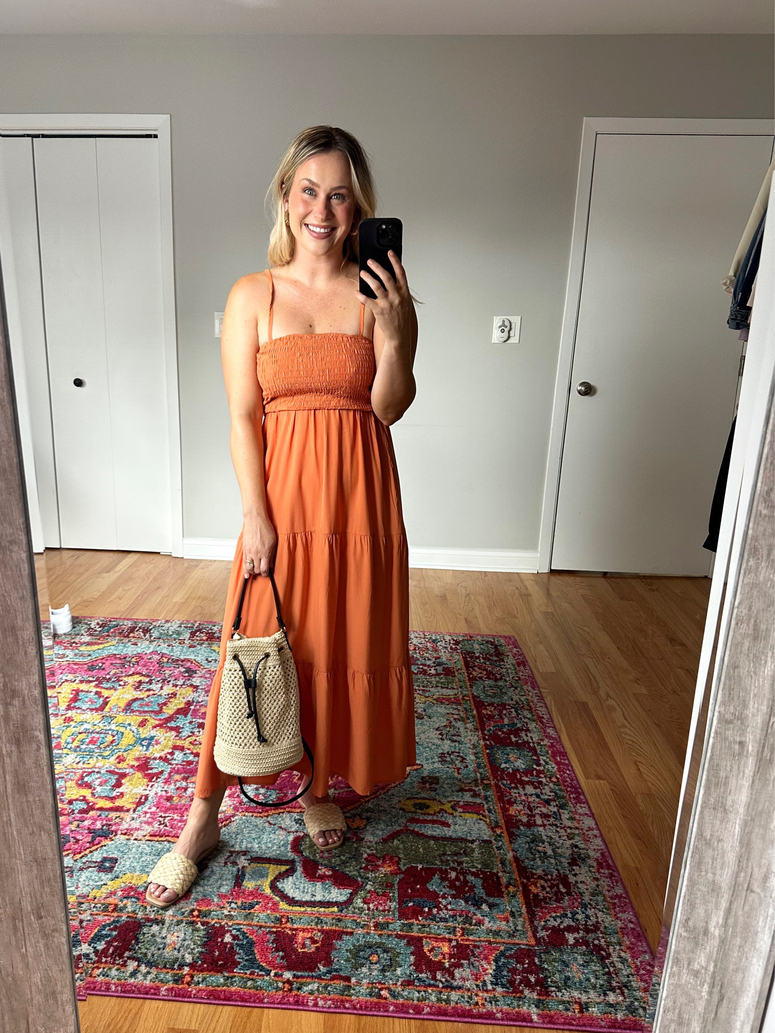 Maxi dress outfit idea from amazon / this dress is actually a really great maternity option! #amazonfashion #summerdress 

#LTKbump #LTKunder50 #LTKitbag