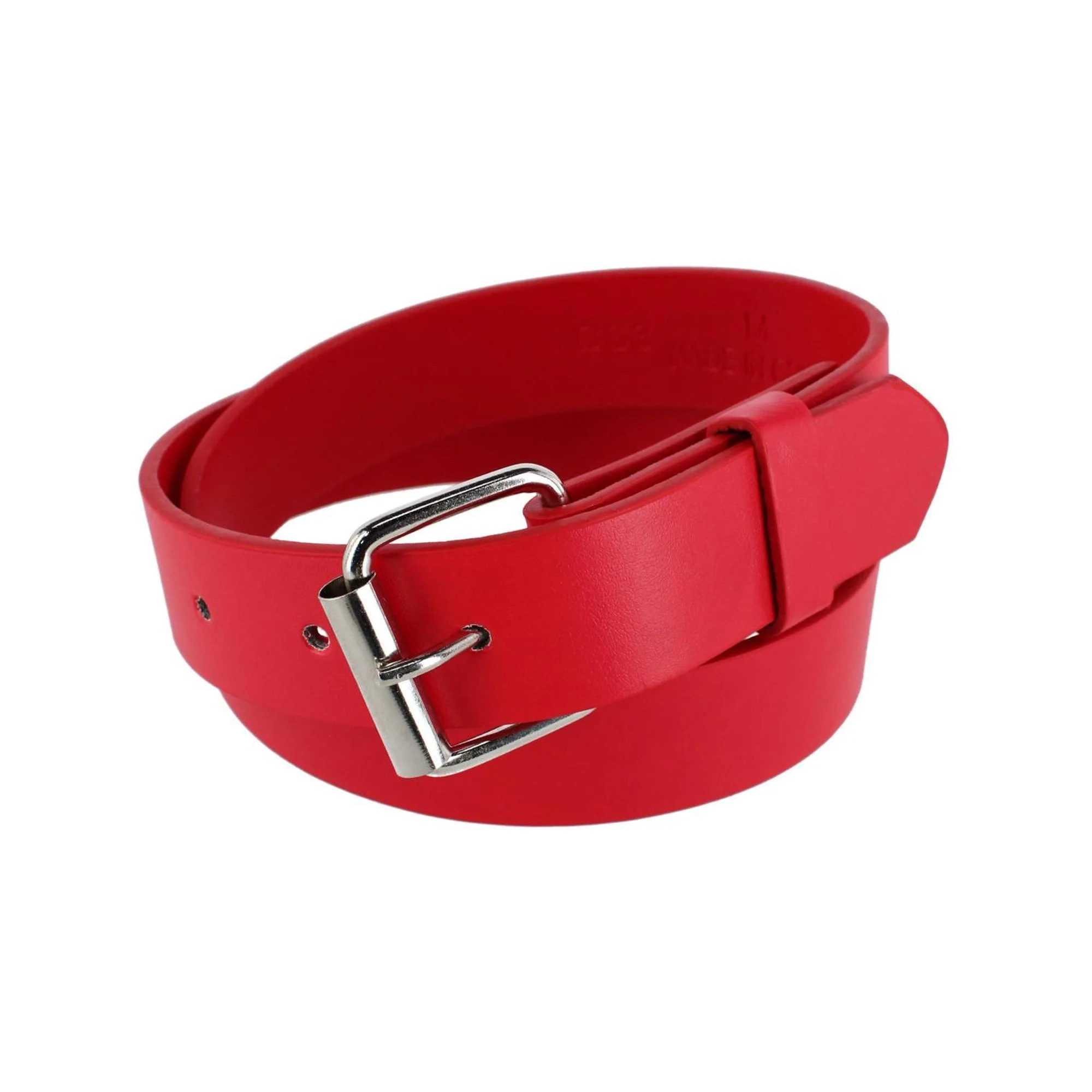 CTM Kids' Solid Bold Color Belt with Roller Buckle | Walmart (US)