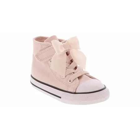 Converse Chuck Taylor All Star Ruffles and Bows Toddler Girls Hi-Top Sneaker | A09283F Pink | Walmart (US)
