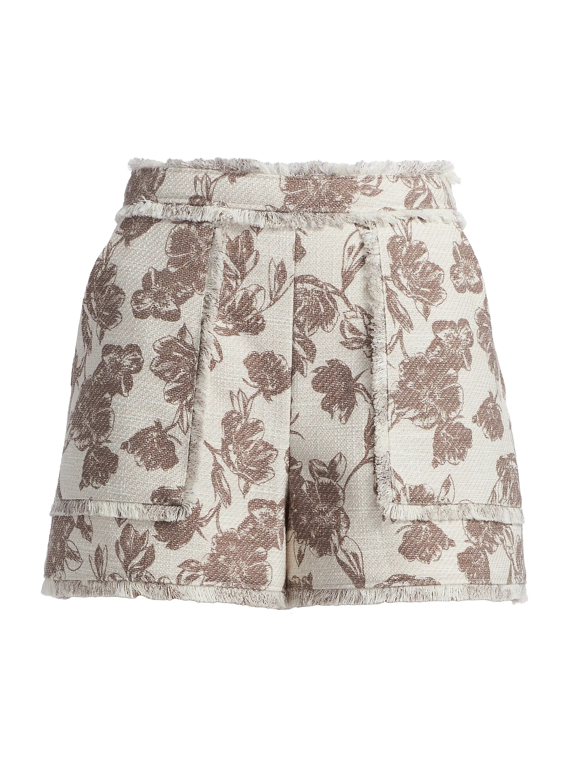 Cinq à Sept Vivienne Allen Floral Bouclé Shorts | Saks Fifth Avenue | Saks Fifth Avenue