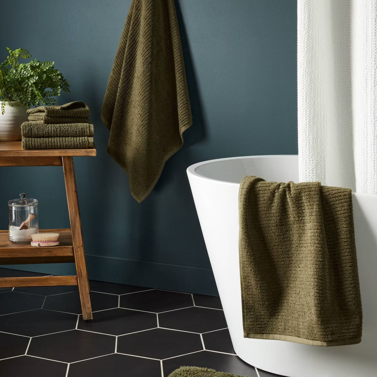 Quick Dry Ribbed Towel Set - Threshold™ | Target