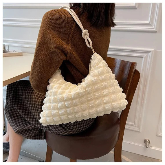 Designer Soft Cloth Shoulder Bags for Women Eco Fur Bag, Plush Cross Body Bag, Everyday Bag, Wome... | Etsy (US)