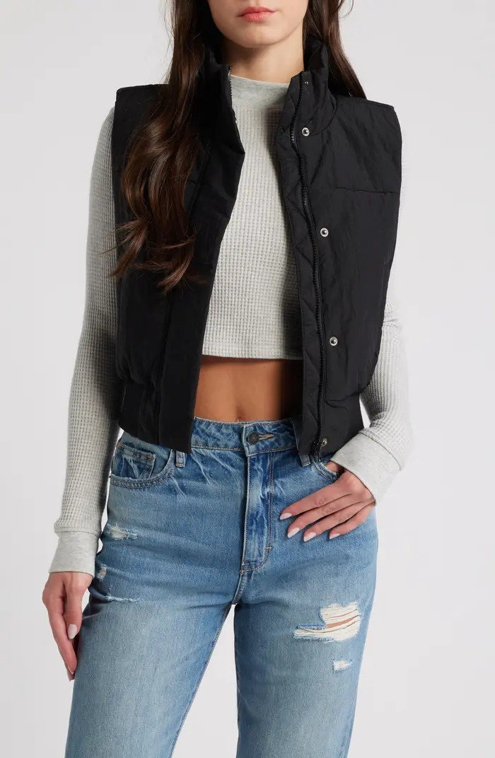 Crop Puffer Vest | Nordstrom