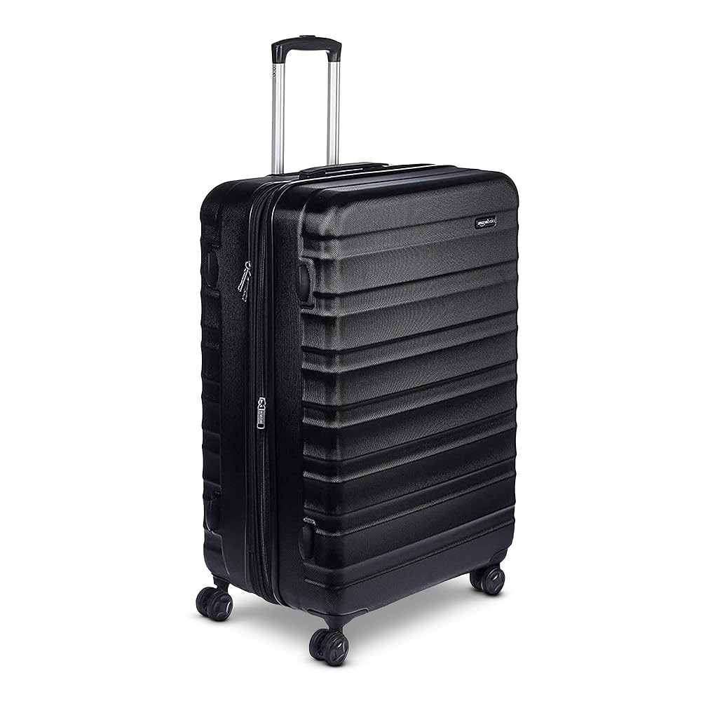 Amazon Basics 30" Hardside Large Checked Luggage, Hardshell Suitcase With Wheels, Expandable For ... | Amazon (US)