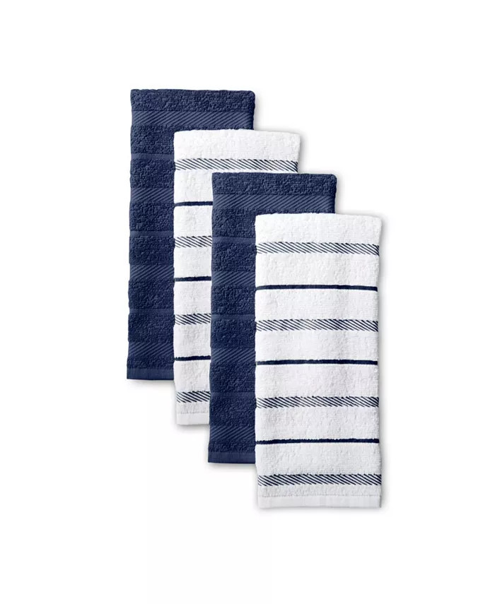 KitchenAid Albany 4-Pc.  Kitchen Towel Set & Reviews - Kitchen Linens - Kitchen - Macy's | Macys (US)