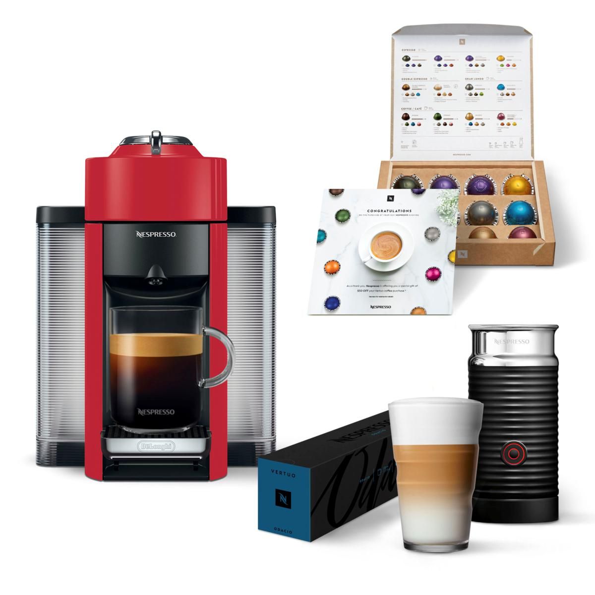 Nespresso Vertuo Evoluo Coffee Machine with Milk Frother & $50 Voucher - 20296115 | HSN | HSN