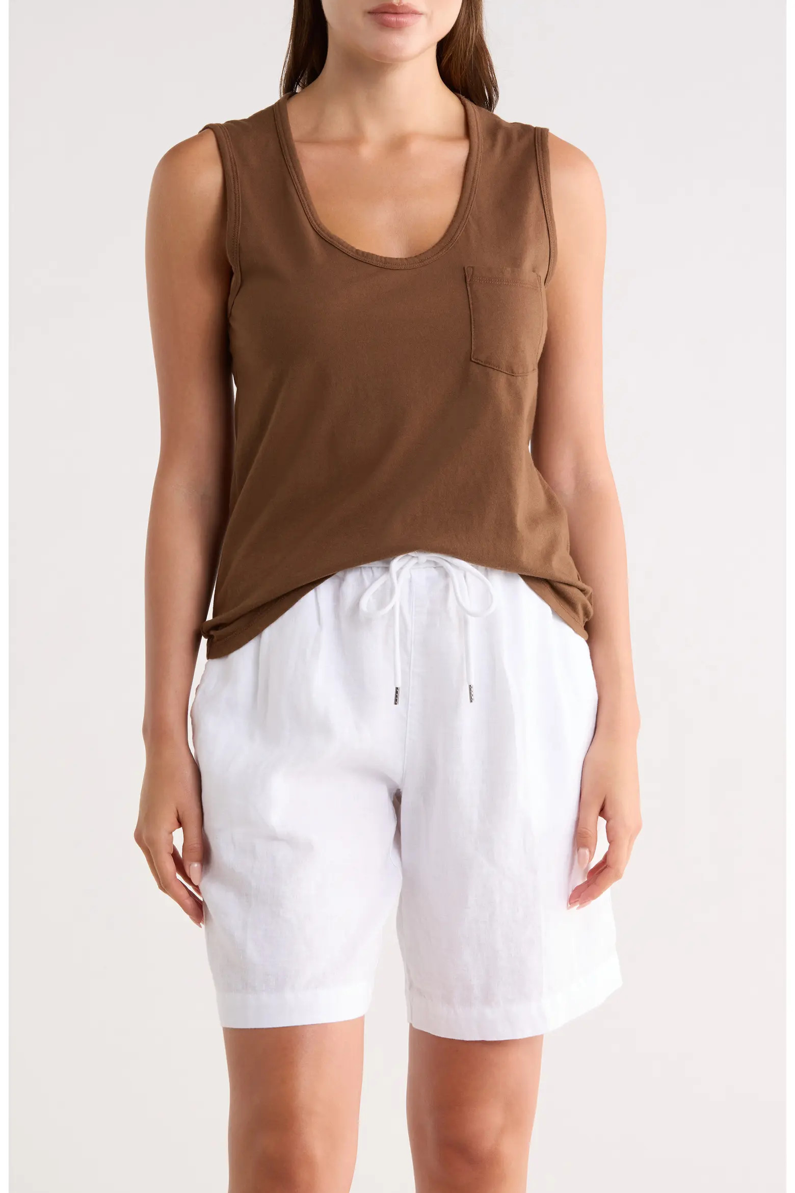V-Neck Cotton Tank (Women) | Nordstromrack | Nordstrom Rack