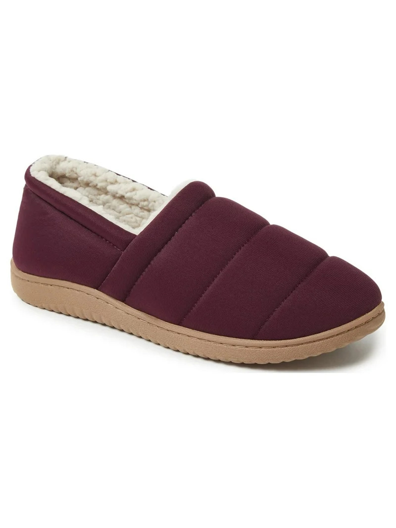 Dearfoams Cozy Comfort Women's Spandex Closed Back Slippers | Walmart (US)