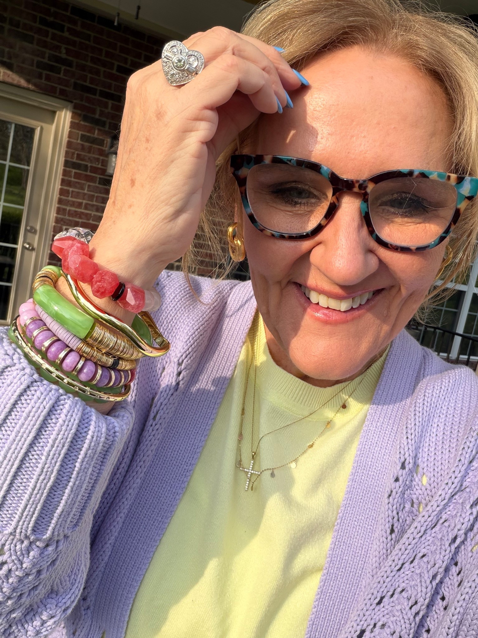 New bracelet stack! Use code NANETTE20 20% off I order the medium size 65 mm

Sweater size med
Jeans size down to a 6

#LTKPetite #LTKSeasonal #LTKOver40